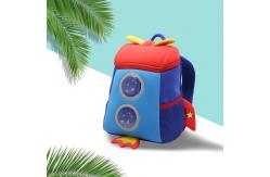 China NHB167M Nohoo new arrival lovely rocket 3D neoprene toddler backpack for kids supplier