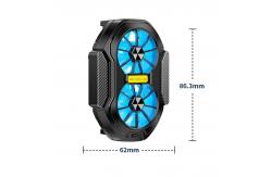 China High-Speed Operation Cell Phone Cooler Quiet Turbine Fans And Noise-Reduction Design supplier