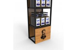 China Supermarket Wine Display Shelf Rack Liquor supplier