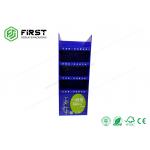 Custom Glossy Printed Promotion Pop Cardboard Shelf Display For Drink