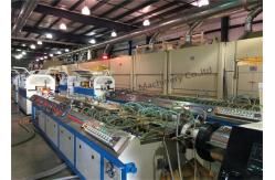 China Waterproof WPC Plastic Profile Production Line For Skirting / Decking / Fence supplier
