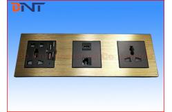 China 3 Way Wall Socket Plates For Multimedia Classroom / Training Room supplier