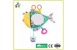 China BSCI Plush Books For Babies 23.5x35cm Fish Shape With Mirror supplier