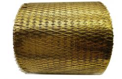 China 1mm Thickness Expanded Copper Mesh 14mm Hole Flat Metal In Roll supplier