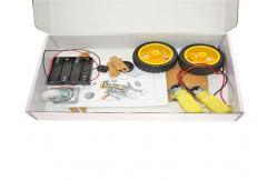China 2WD Line Tracing Smart Car Chassis With Speed Encoder Strong Magnetism Motor supplier