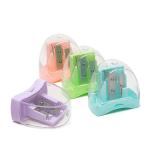 Silk Printing Fish Pencil Sharpener Trasperant Lid for sale