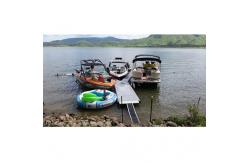 China 1000 Denier PVC Pontoon Dock Floating Inflatable Water Platform supplier
