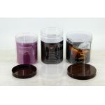 Promotional Food Packaging Clear plastic pet Jars witn PE cap 100mm for sale