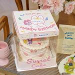 Custom Made Cake Packaging Boxes With Printing And CMYK / Pantone for sale