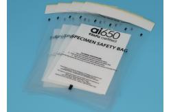 China 95kPa Specimen Bag Laboratory Biohazard Transport Packaging with AI650 Symbol supplier
