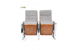 China Padded Foldable Auditorium Chair With Armrests supplier
