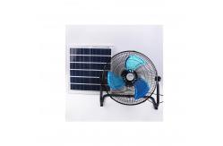 China DC Solar Cell Portable Rechargeable Desktop Fan 12H LED Lamp Solar supplier