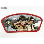 Kids Clothing Personalised Embroidered Badges Boy Scout Cool Embroidered Patches for sale