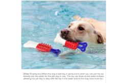 China Ice Lolly Dog Chew Toy Brushes Teeth Floatable TPR ABS Material supplier