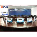 Commercial Meeting Table Motorized Pop Up Lift For 19 - 24 Inch LCD Screen for sale