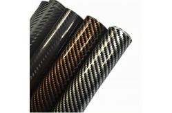 China High Heat Tolerant Carbon Fiber Wrap Vinyl With Effortless Wet Application supplier