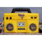 Inflatable radio box model carton character inflatable advertising carton for sale