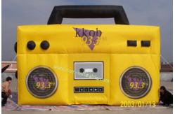 China Inflatable radio box model carton character inflatable advertising carton supplier