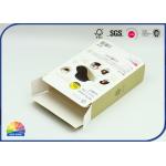 Rectangle 350gsm Coated Paper Folding Box CMYK Print For Retail