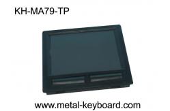 China Black Sealed Dust Proof Rugged Industrial Mouse Pad 2 Mouse Buttons Plastic Material supplier