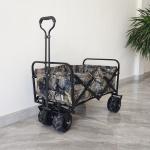 Heavy Duty Foldable Garden Cart 160LB Load 4 Wheels Camping Beach Trolley for sale