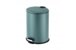 China Durable Foot Pedal Garbage Bins Round Kitchen Trash Dustbins supplier