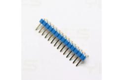 China Customizable Gold Single Row Pin Header , Spacing 2.0mm Right Angle PIN Header supplier