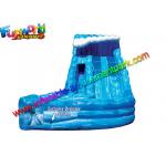 Special Monster Outdoor Inflatable Water Slides With Landing / Inflatable Air Sliding for sale