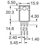 Dynamic dV/dt Rating IRFP240PBF Power Mosfet Transistor Fast switching power mosfet
