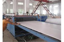 China Recycled PE PP WPC Board Production Line With Two Screw Extruder supplier