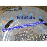 1.0mm PVC Grass Inflatable Zorb Ball / Inflatable Human Hamster Ball , Customized