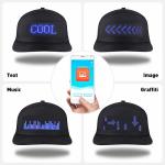 App Control Bluetooth LED Hat Programme Detachable Adjustable