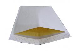 China White 2 layer Eco Friendly Padded Mailers With Bubble Shape supplier