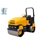 Ride On Road Roller / Two - Wheel Vibration / 26.9kw Diesel Engine Roller / Small 2900kg Mini Road Maintenance Roller for sale