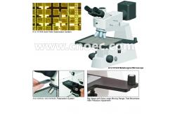 China Trinocular Metallurgical Optical Microscope Halogen Lamp A13.1019 supplier