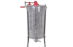 China 2 Frames Stainless Steel Transparent Manual Honey Extractor Beekeeping Equipment supplier