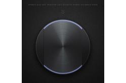 China 10W CD Texture Craft Desktop Wireless Charger Ultra Slim Fast Charging supplier