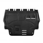 3D Molded Plastic Steel Car Skid Plates High Toughness for sale