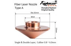 China Single Double Layer Fiber Laser Nozzle For Precitec Raytools Cutting Machine supplier