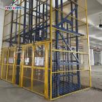8m High Stroke Cargo Elevator Lift For Multi Level Handling for sale