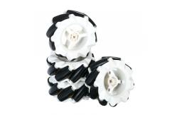 China Diameter 65MM Plastic Mecanum Wheel For 4WD Intelligent Trolley Robot supplier