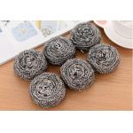 Anti Mildew 410 Stainless Steel Scouring Ball , More Durable Steel Scrubbing Pads for sale