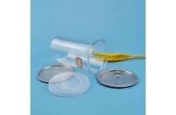 China 0.6l Transparent 43G Plastic Nuts Easy Open Food Can supplier