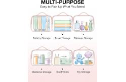 China Waterproof Durable Soft Large Cosmetic Toiletry Bag with Handle supplier