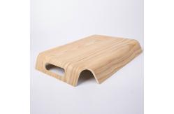 China Wooden Portable Rectangular Baking Cake Bread Tray Optional Display Plate On The Plate Wooden Pastry Tray supplier