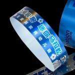 China Glitter Style Plastic Adjustable Tyvek Wristbands The Ultimate Party and Events Accessory for sale