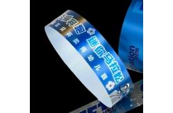 China Glitter Style Plastic Adjustable Tyvek Wristbands The Ultimate Party and Events Accessory supplier