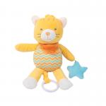 Baby Soothing Music Bell Animal Plush Dolls With Hanging Ring for sale