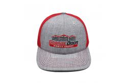 China Custom 6 Panel Trucker Cap Embroidered Logo Polyester Mesh Hat supplier