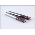 Carbide Milling Round Ball Nose Milling Cutter 4 Flute / CNC Machine Tool HRC55 for sale